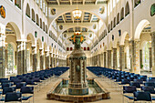  Wandelhalle in the Bad Kissingen spa, Lower Franconia, Bavaria, Germany 
