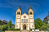  The Protestant Church of the Redeemer in the spa town of Bad Kissingen, Lower Franconia, Bavaria, Germany 