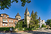  The Protestant Church of the Redeemer in the spa town of Bad Kissingen, Lower Franconia, Bavaria, Germany 