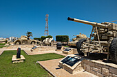 Canons and tanks from WWII at the Alamein War Museum, Egypt