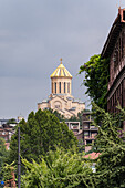  Kuppel der Sameba-Kathedrale in der Altstadt von Tiflis 