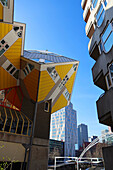 Die Kubuswoningen,realisiert vom Architekten Piet Blom, Rotterdam, Niederlande