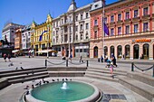 Croatia, Zagreb, Ban Josip Jelacic Square, 
