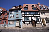 Germany, Thuringia, Erfurt, houses, traditional, architecture, 