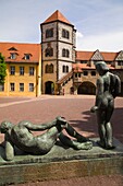 Germany, Saxony-Anhalt, Halle, Moritzburg, fortress, Art Museum, 