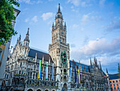  New Town Hall, Marienplatz, Munich, Bavaria, Southern Germany, Germany, Europe 