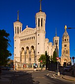 France, Lyon,  Notre-Dame de Fourvière, basilica, 