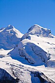 Alpen, Schweiz, Wallis, Zermatt, Gornergrat, Castor und Pollux, Gipfel,  