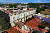 Cuba, Havana, Palacio de los Capitanes Generales, elevated view, 
