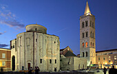  Kroatien, Zadar, St. Donatus Kirche, St. Anastasia Kathedrale,  