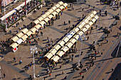 Croatia, Zagreb, aerial view, Josip Jelacic Square, 
