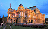 Croatia, Zagreb, Croatian National Theatre