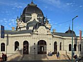 Hungary, Budapest, City Park, Ice Rink Building, 