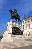 Hungary; Budapest; Count Gyula Andrassy statue, 