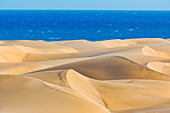Sand dunes, Maspalomas, Playa del Ingles, Gran Canaria, Canary Islands, Spain