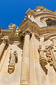  Fassade der Kirche San Giuseppe, Ragusa Ibla, Provinz Ragusa, Sizilien, Italien 