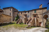  In the village of Castello die Tocchi, Tuscany, Italy 