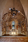 In der Kirche Abbazia di San Salvatore in Abbadia San Salvatore, Toskana, Italien
