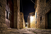  Sant&#39;Angelo in Colle at night, Val d&#39;Orcia, Tuscany, Italy 