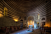 Kirche von Montesiepi, Toskana, Italien