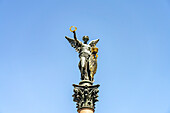  Victoria on the Köpfleinsberg war memorial in the old town, Nuremberg, Bavaria, Germany  