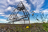  The Emscherblick tailings pile event, or Tetraeder for short, in Bottrop, Ruhr area, North Rhine-Westphalia, Germany, Europe 