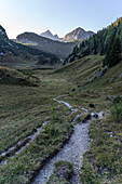  Hiking trail from Funtensee to Feldkogel, Berchtesgaden National Park, Berchtesgaden Alps, Berchtesgaden, Bavaria 