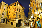 Timber-framed house housing the Tourist information office.Auch.Gers department, Occitanie region, southwest of France,Europe