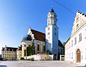 Kloster und Klosterkirche Heilig Kreuz in der Altstadt von Donauwörth, Donau-Ries, Bayerisch-Schwaben, Schwaben, Bayern, Deutschland