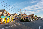  Charming little shops in Perkins Cove (Perkins Cove is a picturesque and historic area of Ogunquit, Marginal Way, Maine, East Coast, USA 