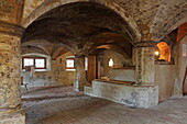  Historic bathhouse in the city wall, Wangen, Allgäu, Baden-Württemberg, Germany 