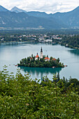  Church of the Assumption of Mary, Lake Bled, Alps, Bled, Upper Carniola, Slovenia 