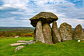 Pentre Ifan in den Preseli-Bergen, Pembrokeshire, Wales, Großbritannien