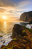  Sunrise on the coast of Madeira, Portugal 