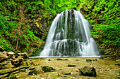  Josefsthal Waterfalls, Mangfall Mountains, Bavarian Alps, Upper Bavaria, Bavaria, Germany 