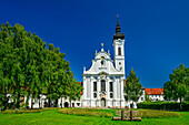 Kirche Marienmünster, Dießen, Ammersee, Fünfseenland, Oberbayern, Bayern, Deutschland