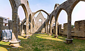 Ruins of the Chapelle Notre-Dame-du-Mûrier in Batz-sur-Mer on the Guérande peninsula, Côte d'Amour, Brittany, France