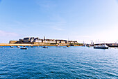 Fortress island Ville Close of Saint-Malo, Côte d'Emeraude, Côtes-d'Armor, Brittany, France