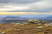  Witches&#39; altar on the Brocken mountain, Harz National Park, Saxony-Anhalt, Germany 