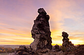  Teufelsmauer, Koenigstein, rock formation, Harz foothills, Saxony-Anhalt, Germany 