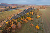  Teufelsmauer, Koenigstein, rock formation, Harz foothills, Saxony-Anhalt, Germany 