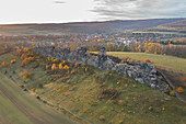  Teufelsmauer, Koenigstein, rock formation, Harz foothills, Saxony-Anhalt, Germany 