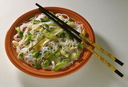 Chinese Noodle Salad with Zucchini