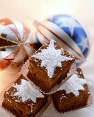 Schoko-Brownies für Weihnachten
