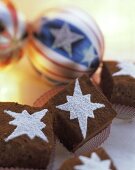 Schoko-Brownies für Weihnachten
