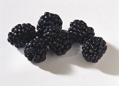 A few blackberries