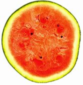 Halved water melon (cross section)