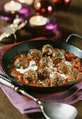 Meatballs in Middle Eastern tomato sauce