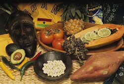Ingredients for Ghanaian dishes