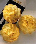 Duchess potatoes (baked mashed potato rosettes)